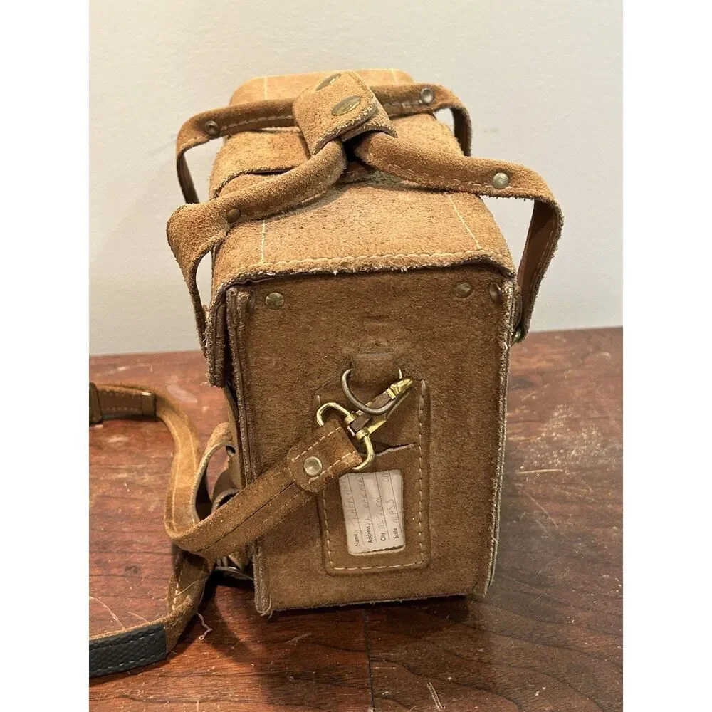 Vintage Ranchero R 630 Photographer Bag Top Grain Cowhide Suede Made In USA